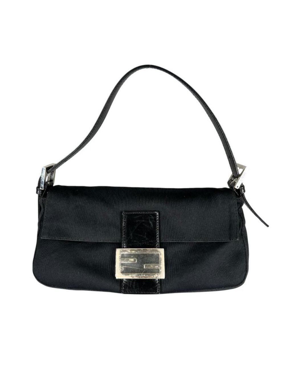 Fendi Handbag Jersey Black